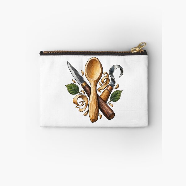 Item preview, Spoon Carving Gift – Greenwood Tools and Hand-Carved Spoon Art designed and sold by UrbanCanvvas.