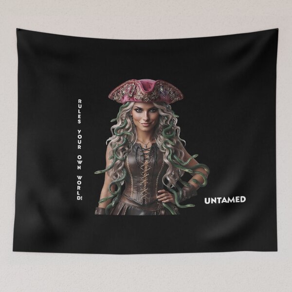 Item preview, Rule Your Own World Untamed Pirate Queen Graphic designed and sold by AfresStudio.