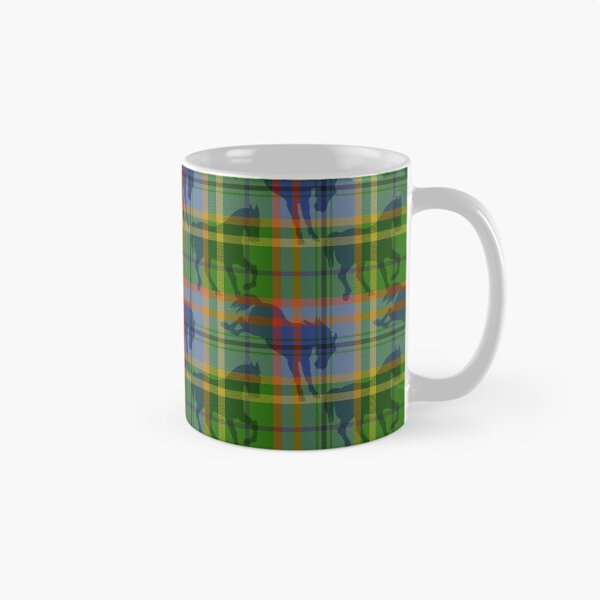 Item preview, Blue green Rainbow horse tartan plaid with faux twill texture designed and sold by Anne Londez Studio.