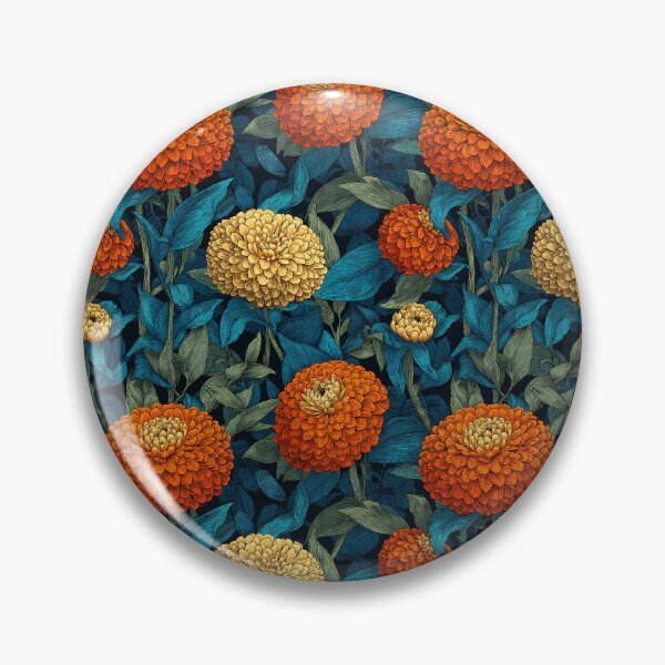 Item preview, Bold Zinnia - Hawaiian Flower Pattern - Wedding Gift Ideas designed and sold by RoyalStarsPatts.