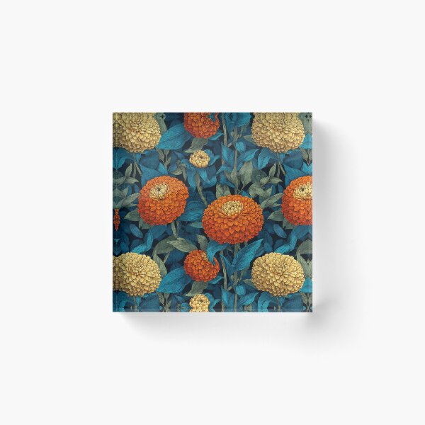 Item preview, Bold Zinnia - Hawaiian Flower Pattern - Wedding Gift Ideas designed and sold by RoyalStarsPatts.
