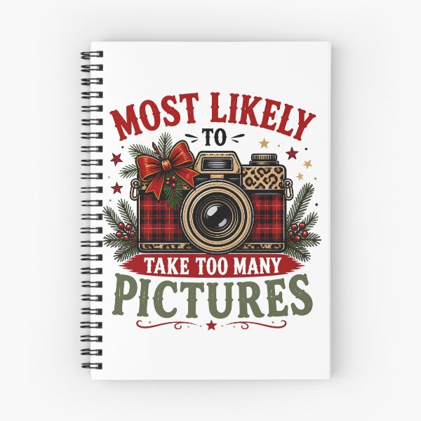 Item preview, Most Likely To Take Too Many Pictures Leopard Red Plaid Camera designed and sold by RoyesButler.