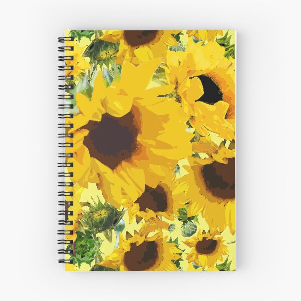 Item preview, Golden Sunflowers Halfdrop on Yellow f4f26a designed and sold by Art in My Loft.