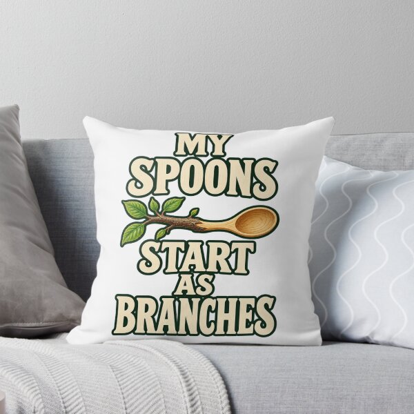 Item preview, Funny Spoon Carving Gift – My Spoons Start as Branches designed and sold by UrbanCanvvas.