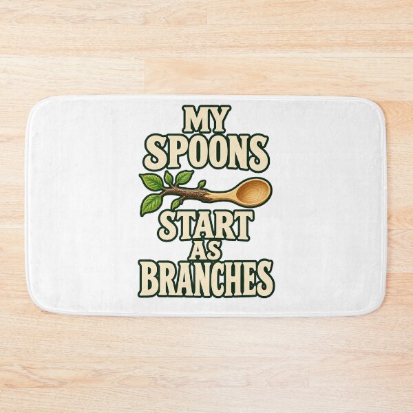Item preview, Funny Spoon Carving Gift – My Spoons Start as Branches designed and sold by UrbanCanvvas.