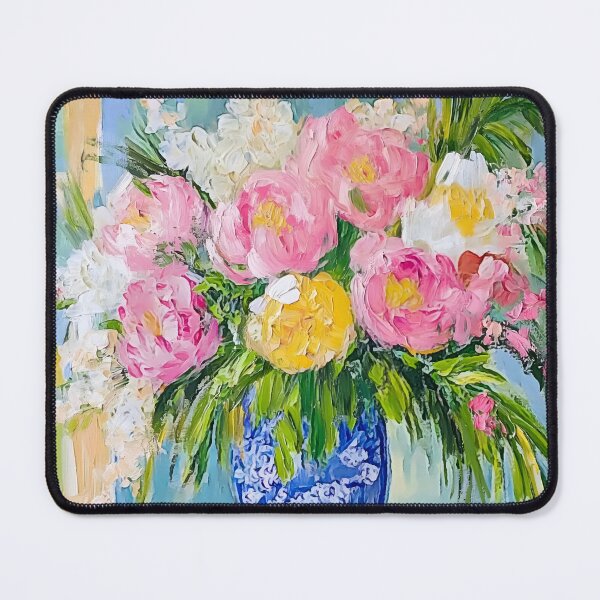 Item preview, Peonies in ginger jar oil painting designed and sold by SophieClimaArt.