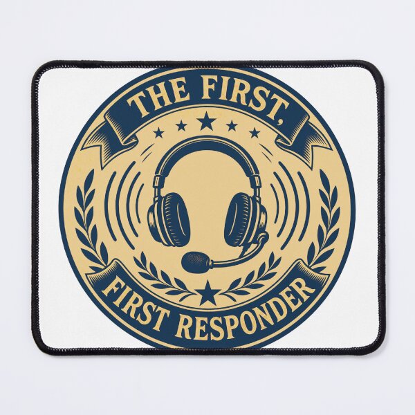 Item preview, The First First Responder 911 Dispatcher Emblem designed and sold by BoosterShop.