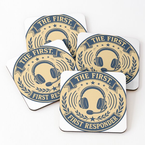 Item preview, The First First Responder 911 Dispatcher Emblem designed and sold by BoosterShop.