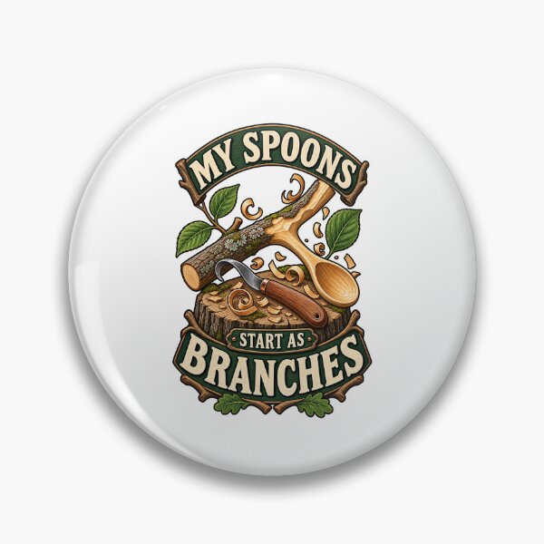 Item preview, Spoon Carving Pun Shirt – Illustrated Greenwood Carver Gift designed and sold by UrbanCanvvas.