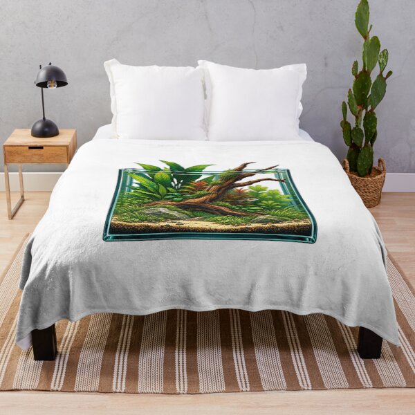 Item preview, Planted Aquarium Art – Driftwood Aquascape Gift for Fish Keepers designed and sold by UrbanCanvvas.