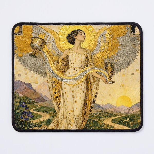 Item preview, Temperance, The Alchemy of Balance | The Mysteries of the Golden Tarot designed and sold by Stoneflower-Art.