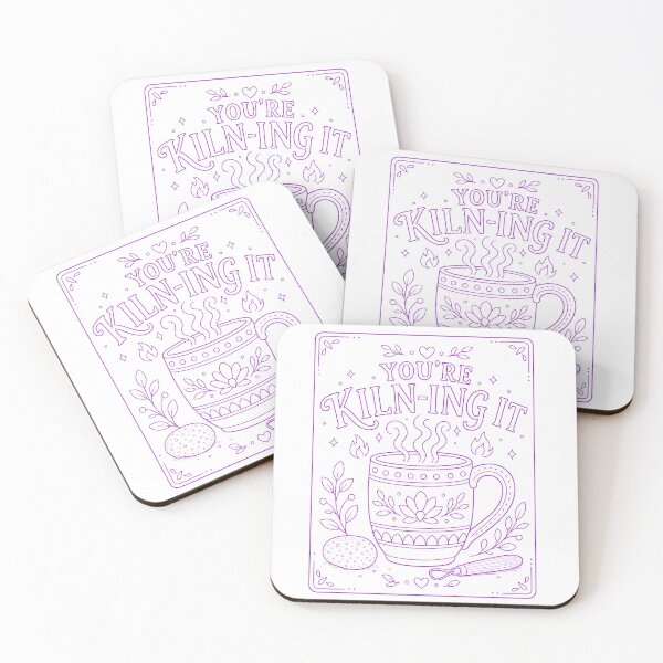 Item preview, You're Kiln-ing It Pottery Mug Purple designed and sold by SamanthaLPottery.