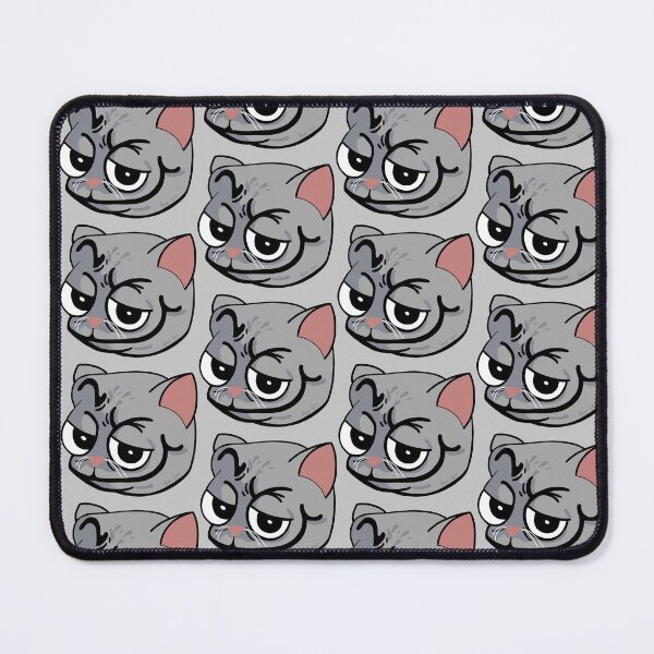 Item preview, Smug Grey Cat (CatShitter) designed and sold by ClumsyPillbug.