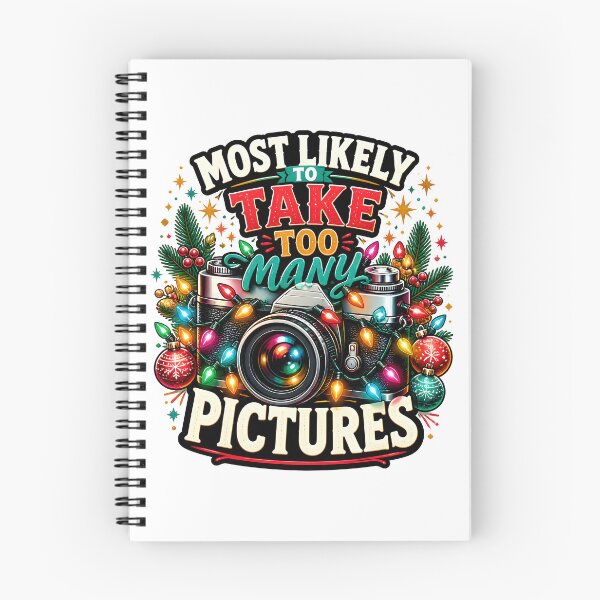 Item preview, Most Likely To Take Too Many Pictures Christmas Lights Photographer designed and sold by RoyesButler.