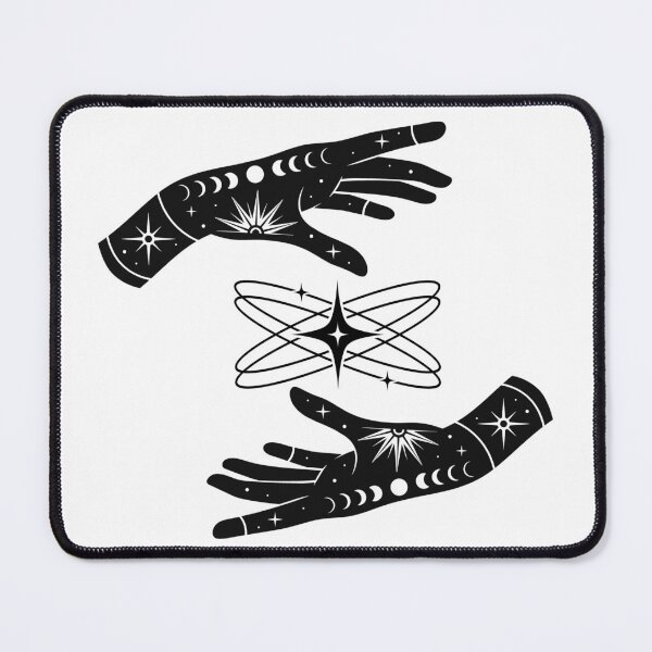 Item preview, Cosmic Hands & Moon Mystical Art designed and sold by EniShiju.