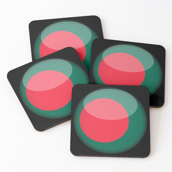 Item preview, Bangladeshi 3D Round Flag Bangladeshi Pride Design designed and sold by yazdogs.