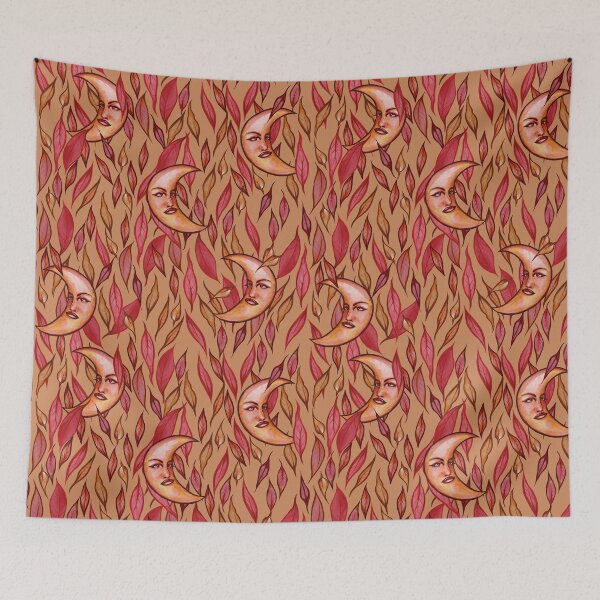 Item preview, Moon Girl Autumn Leaves designed and sold by lacychenault.