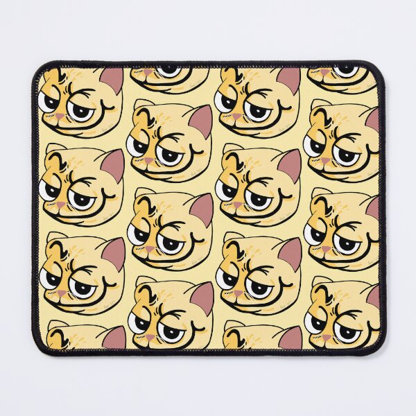 Item preview, Smug Yellow Cat (CatShitter) designed and sold by ClumsyPillbug.
