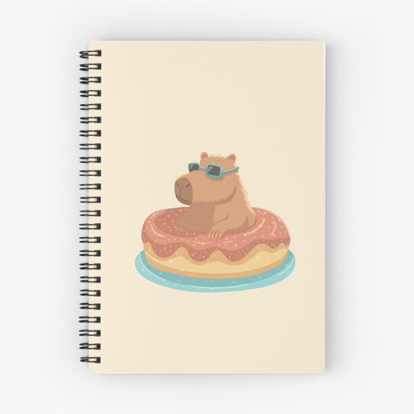 Item preview, Cute capybara in the tasty donut designed and sold by Xatutik.art.