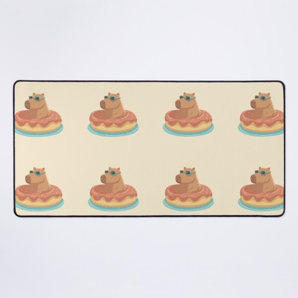Item preview, Cute capybara in the tasty donut designed and sold by Xatutik.art.