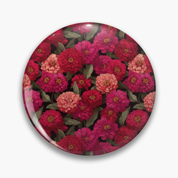 Item preview, Classic Zinnia  - Birthday Flower Pattern - Anniversary Gifts designed and sold by RoyalStarsPatts.