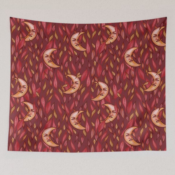 Item preview,  Moon Girl Autumn Leaves designed and sold by lacychenault.