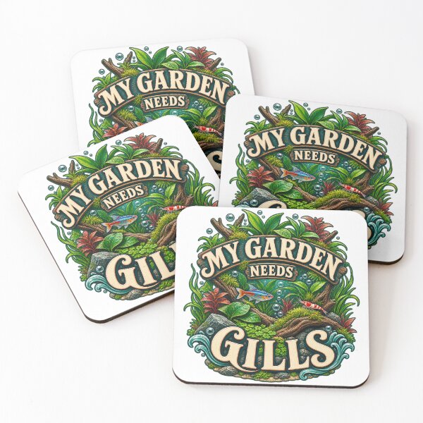 Item preview, Aquascaping Pun Shirt – My Garden Needs Gills Aquarium Art designed and sold by UrbanCanvvas.