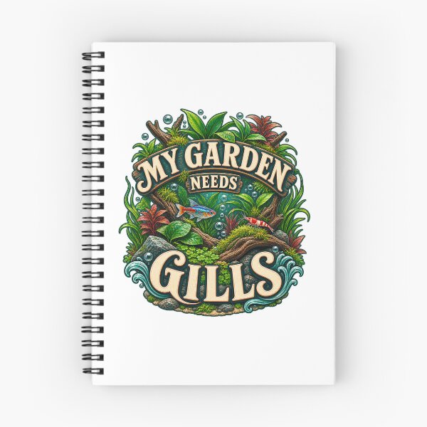 Item preview, Aquascaping Pun Shirt – My Garden Needs Gills Aquarium Art designed and sold by UrbanCanvvas.