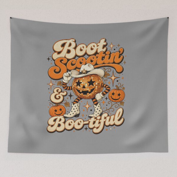 Item preview, Boot Scootin' & Boo-tiful Western Halloween Design designed and sold by MOCH- ART.