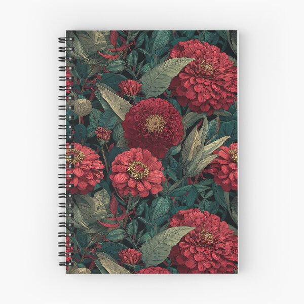 Item preview, Delicate Zinnia Floral  - Botanical Garden Pattern - Anniversary Gifts For Dad designed and sold by RoyalStarsPatts.