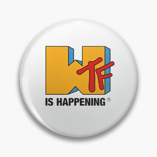 Item preview, WTF Is Happening Music Parody Artwork | 80s Retro Broadcast Print | Pop Culture designed and sold by MusixMerch.