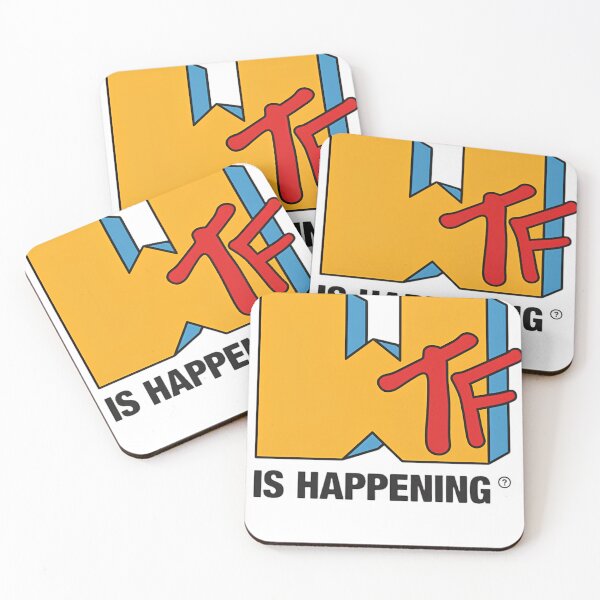 Item preview, WTF Is Happening Music Parody Artwork | 80s Retro Broadcast Print | Pop Culture designed and sold by MusixMerch.