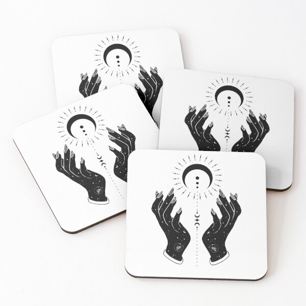 Item preview, Mystical Hands & Crescent Moon designed and sold by EniShiju.