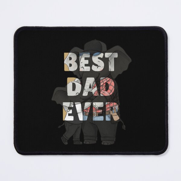Item preview, Best Dad Ever - Cute Elephant Father Child Design designed and sold by yodaddydesigns.