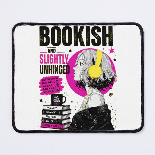 Item preview, Bookish and Slightly Unhinged designed and sold by Noirvasca.