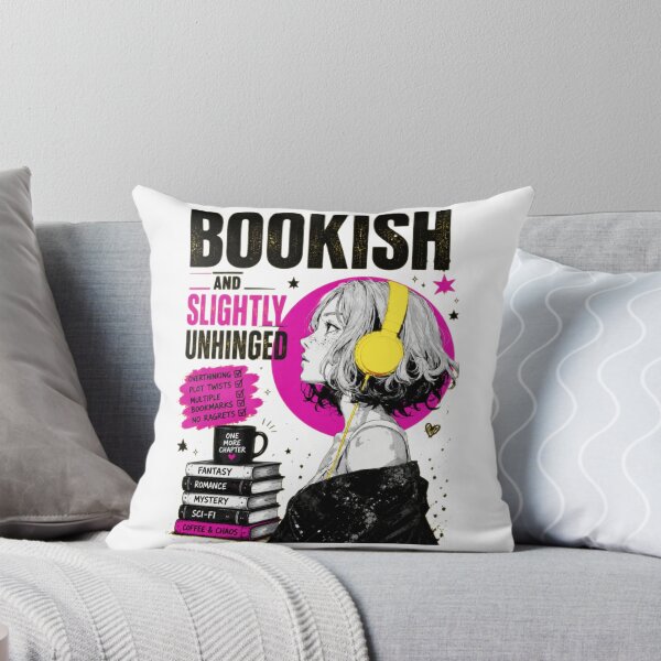 Item preview, Bookish and Slightly Unhinged designed and sold by Noirvasca.