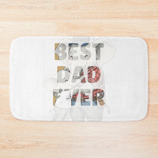 Item preview, Best Dad Ever - Cute Elephant Father Child Design designed and sold by yodaddydesigns.