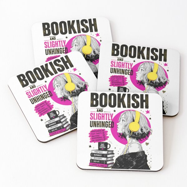 Item preview, Bookish and Slightly Unhinged designed and sold by Noirvasca.