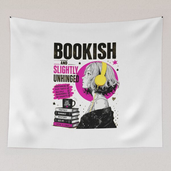 Item preview, Bookish and Slightly Unhinged designed and sold by Noirvasca.