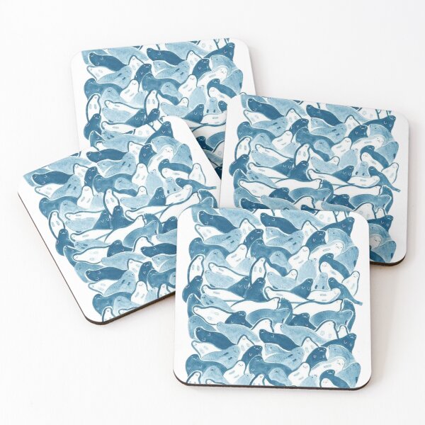 Item preview, Blue Seals Ocean Pattern designed and sold by 0youcef0.