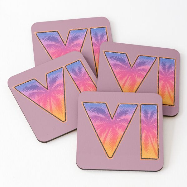 Item preview, Vice City GTA 6 Logo – Retro Neon VI designed and sold by ZOHRR.