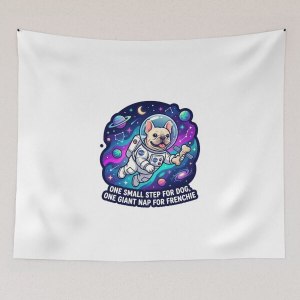 Item preview, Space Frenchie designed and sold by Room303Ltd.
