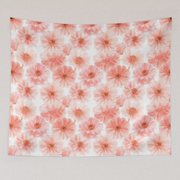 Item preview, Blooming Zinnia Flower  - Botanical Garden Pattern - Anniversary Gifts For Husband designed and sold by RoyalStarsPatts.
