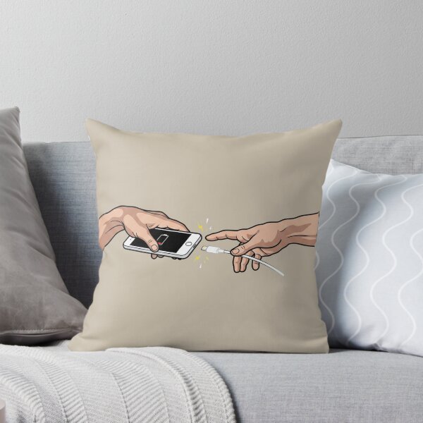 Item preview, The Creation Of Battery Phone Charger Michelangelo Art History Parody Pop Art designed and sold by Rare By Hero.