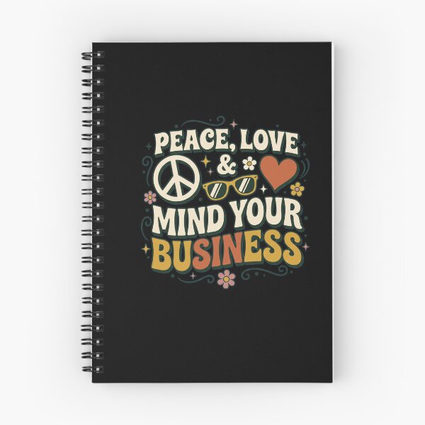 Item preview, Peace, Love & Mind Your Business designed and sold by joetrade.