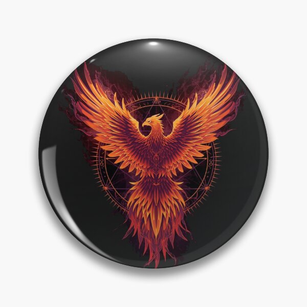 Item preview, Fiery Phoenix Rising From The Ashes designed and sold by NovaPrintLab92.