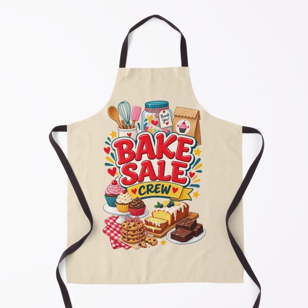 Item preview, Bake Sale Crew – School Fundraiser Volunteer Apron & Team Design designed and sold by astersgraphics.