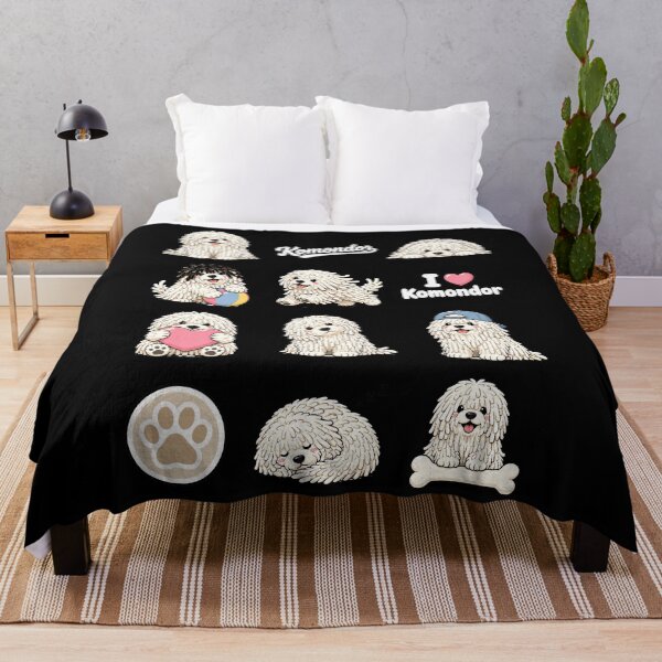 Item preview, Cute Komondor stickers and apparel design designed and sold by rafaeltto.