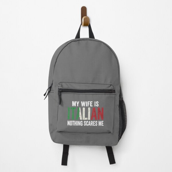 Item preview, My Wife Is Italian Nothing Scares Me Husband Humor Italian Heritage designed and sold by SofiBlair.