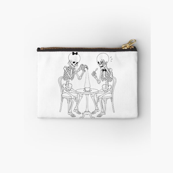 Item preview, Skeleton Couple Making Extremely Sweet Coffee designed and sold by Qenlo.
